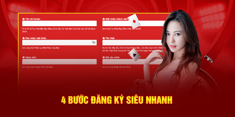 4 bước đăng ký siêu nhanh